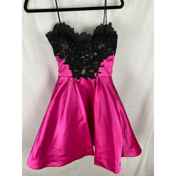 Sherri Hill Short formal Cocktail Homecoming Prom Dress Women's Size 0 - Picture 2 of 12